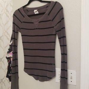 Striped long sleeve shirt